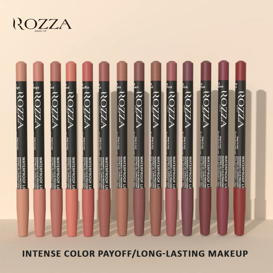 ARDENZIIA™ Set de 6 Crayons Contour des Lèvres ROZZA – Waterproof & Haute Précision