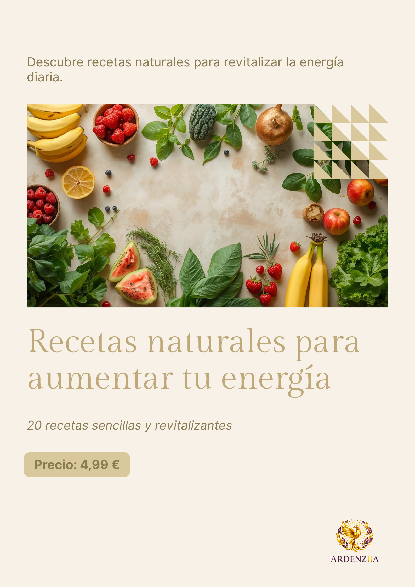 📖 20 Recetas Naturales para Aumentar tu Energía 4,99 €