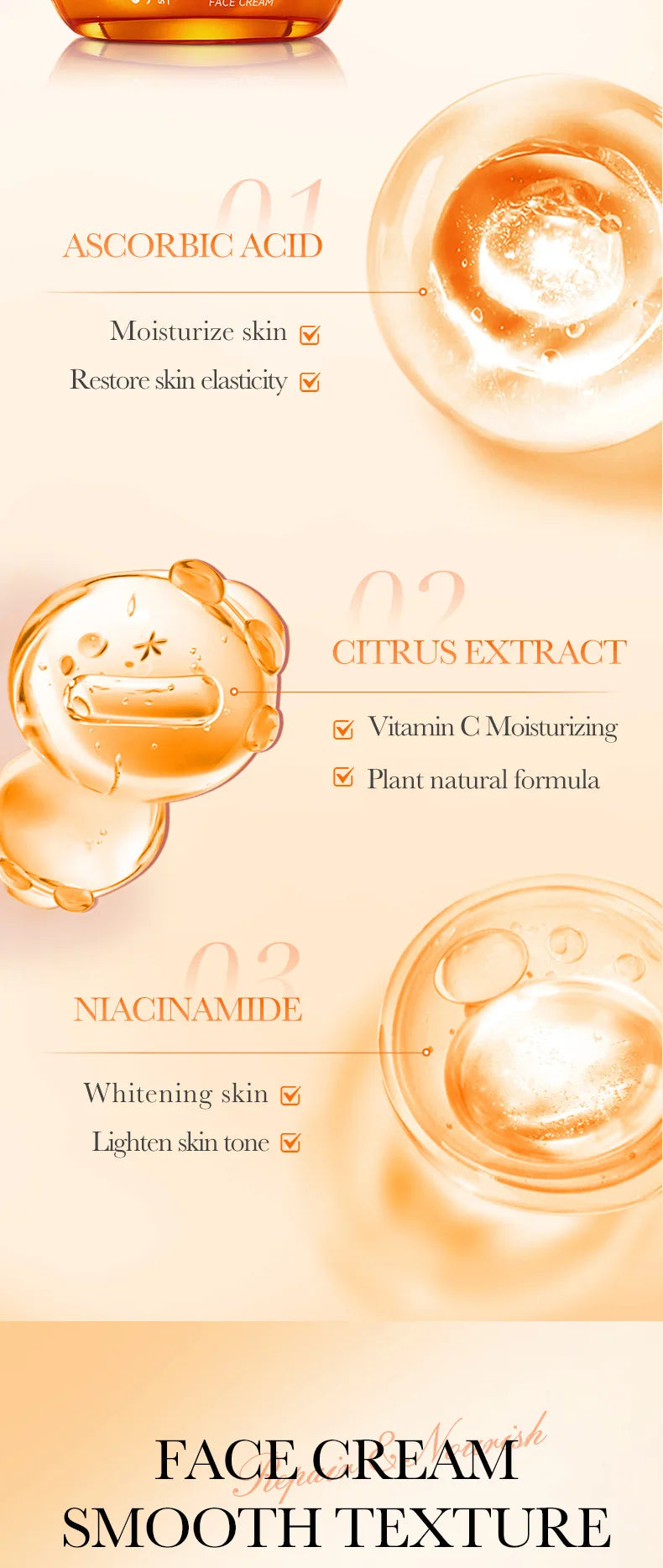 ARDENZIIA™ — Crème Visage à la Vitamine C | Hydratante & Éclat Anti-Taches