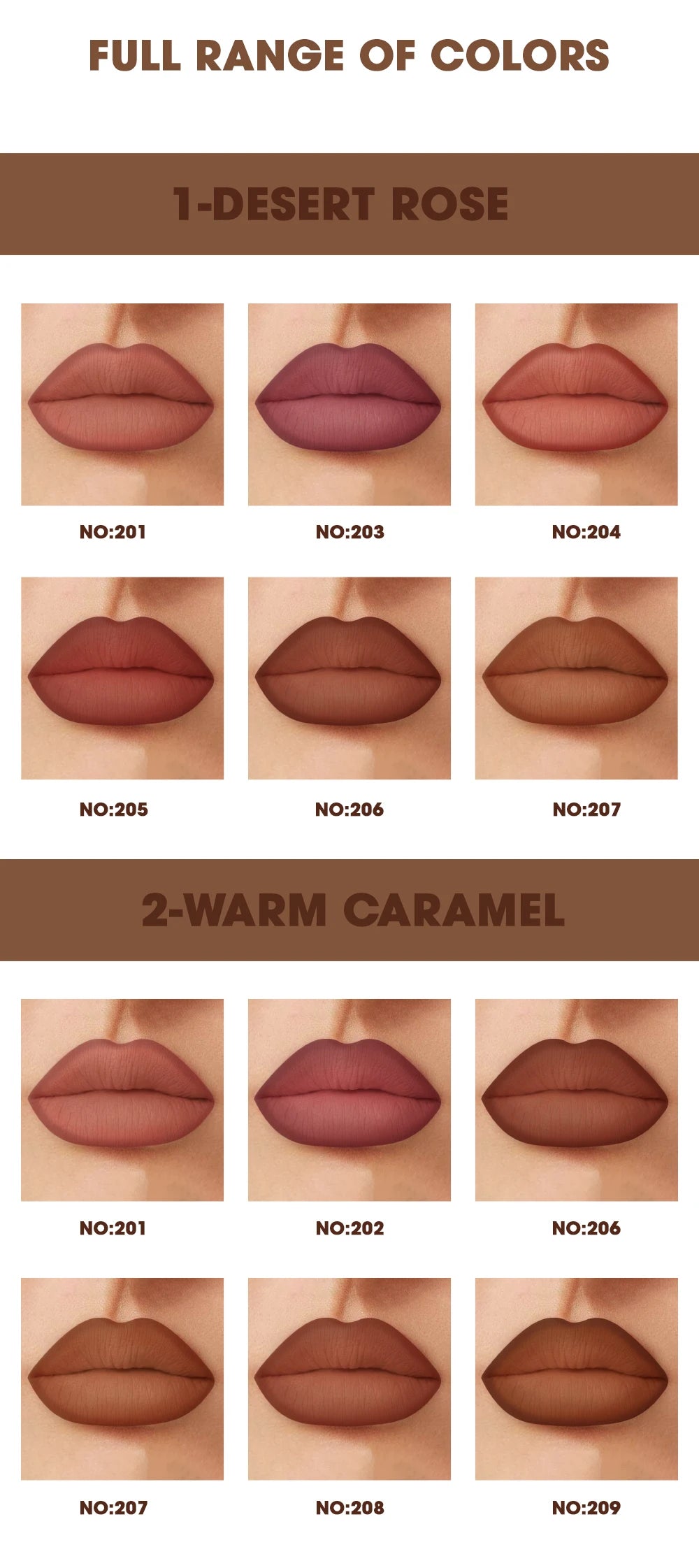 ARDENZIIA™ Set de 6 Crayons Contour des Lèvres ROZZA – Waterproof & Haute Précision