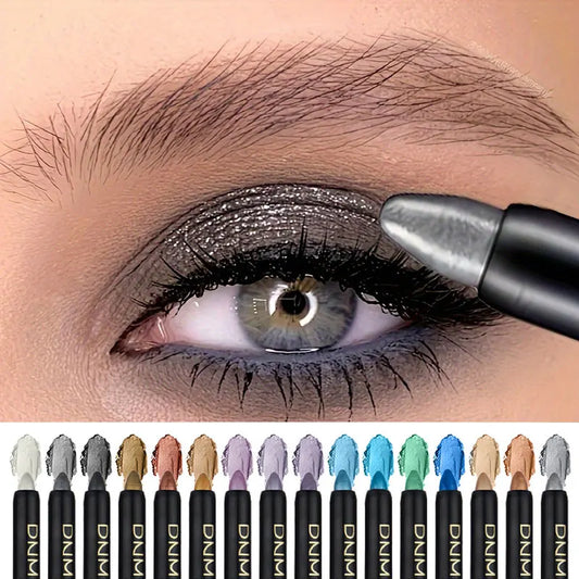 Eyeliner nacré 16 couleurs — waterproof, longue tenue & effet paillettes