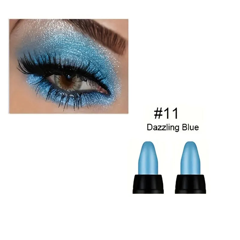 Eyeliner nacré 16 couleurs — waterproof, longue tenue & effet paillettes
