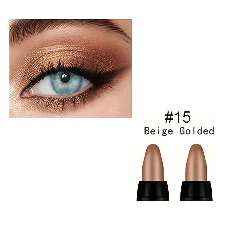 Eyeliner nacré 16 couleurs — waterproof, longue tenue & effet paillettes