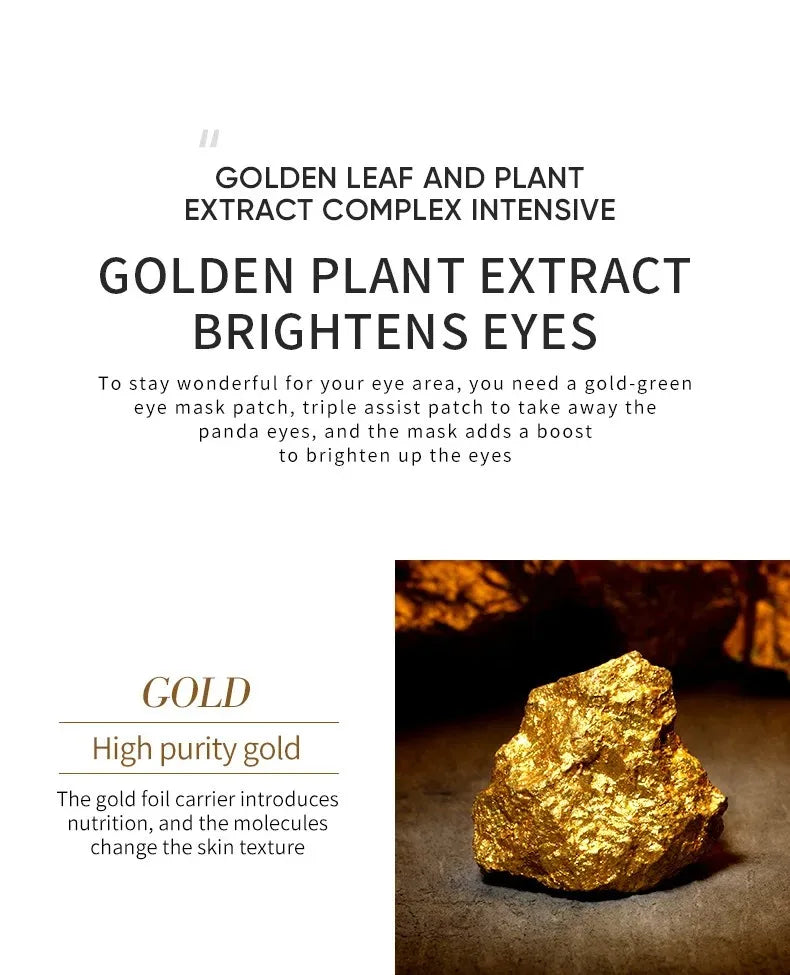 ARDENZIIA™ – Patchs Yeux Or & Avocat | Anti-Cernes & Hydratants